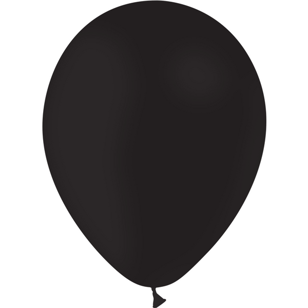 Sachet de 100 ballons de 28 cm noir  standard Balloonia®,Farfouil en fÃªte,Ballons