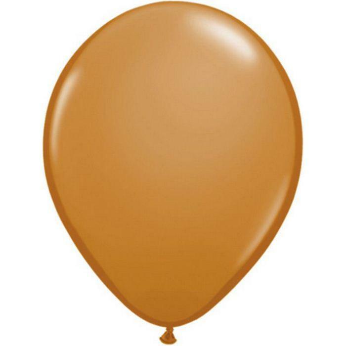 SACHET DE 100 BALLONS FASHION MOCHA MARRON 5" QUALATEX,Farfouil en fÃªte,Ballons
