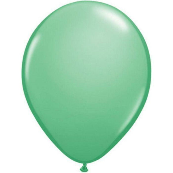 SACHET DE 100 BALLONS FASHION WINTERGREEN / MENTHE 5" QUALATEX®,Farfouil en fÃªte,Ballons