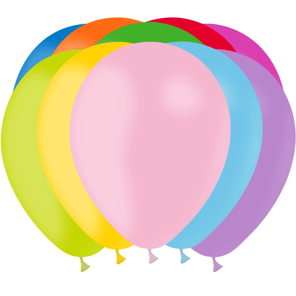 Sachet de 100 ballons multicolores 25 cm 10" Balloonia®,Farfouil en fÃªte,Ballons