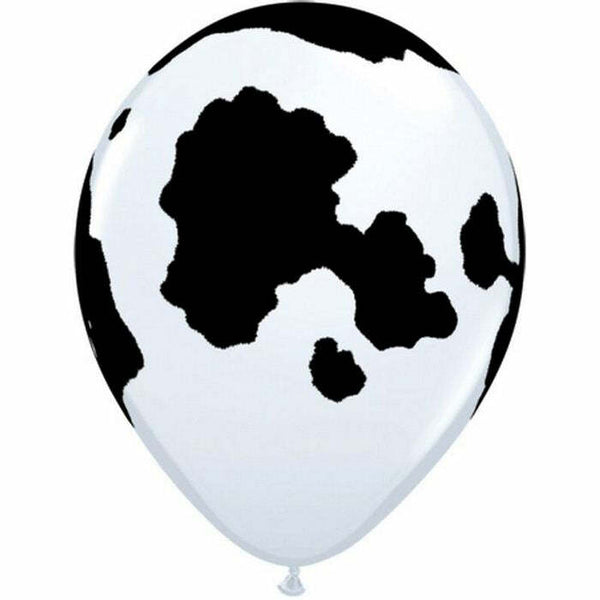 Sachet de 25 ballons en latex motif vache Qualatex®,Farfouil en fÃªte,Ballons