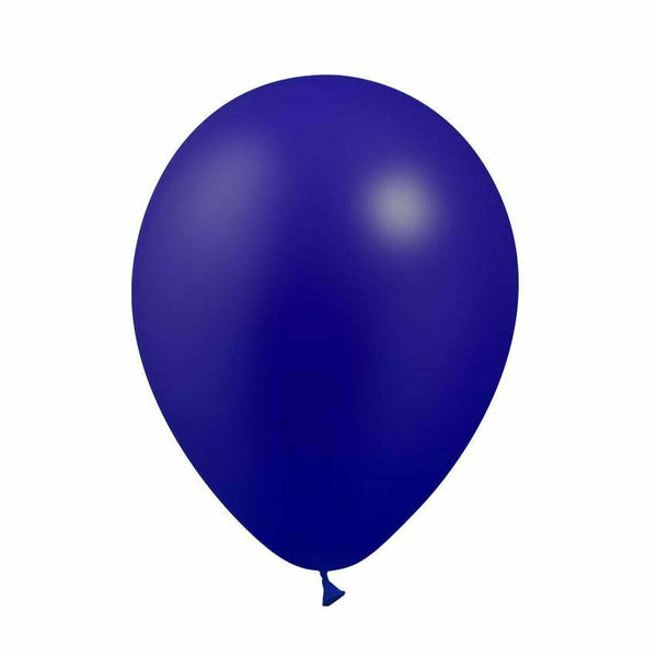 SACHET DE 50 BALLONS DE 27 CM BLEU MARINE MÉTAL,Farfouil en fÃªte,Ballons