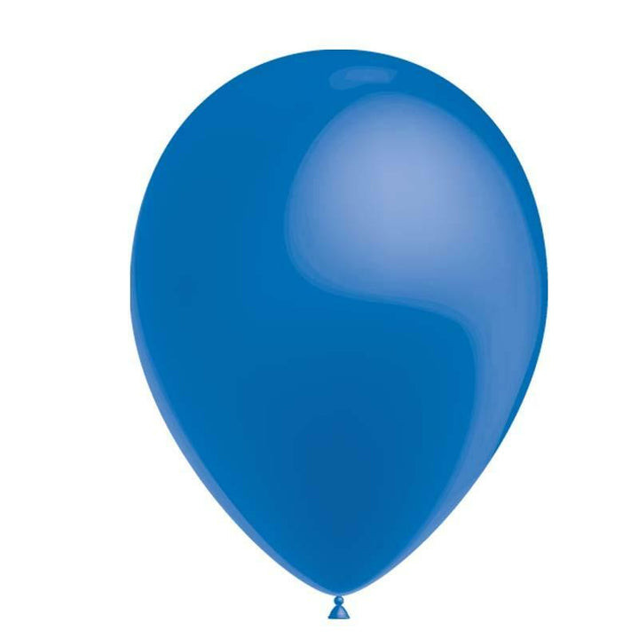 SACHET DE 50 BALLONS DE 27 CM BLEU MÉTAL,Farfouil en fÃªte,Ballons