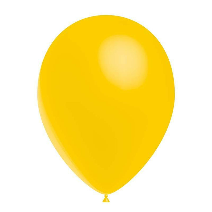 SACHET DE 50 BALLONS DE 28 CM JAUNE D'OR,Farfouil en fÃªte,Ballons