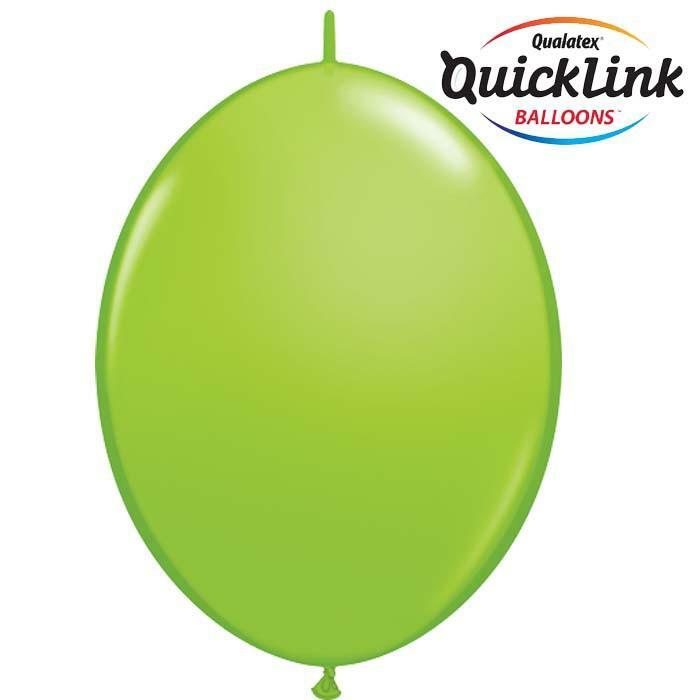 SACHET DE 50 BALLONS QUICKLINK JEWEL/FASHION CITRON VERT 6" 15 CM QUALATEX,Farfouil en fÃªte,Ballons