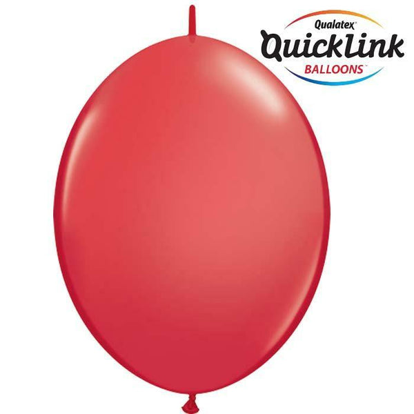 SACHET DE 50 BALLONS QUICKLINK STANDARD ROUGE 12" 30 CM QUALATEX®,Farfouil en fÃªte,Ballons