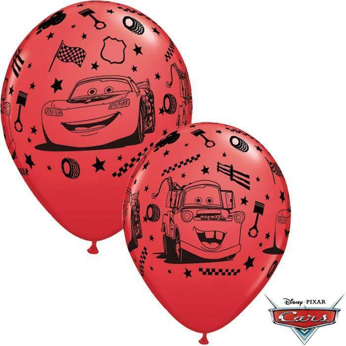 SACHET DE 6 BALLONS CARS™ 11" QUALATEX,Farfouil en fÃªte,Ballons