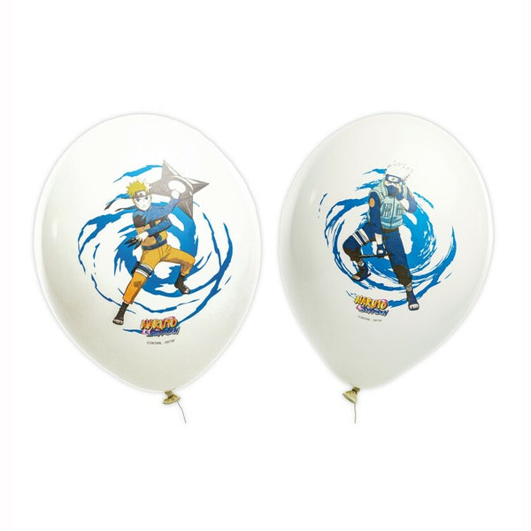 Sachet de 6 ballons en latex Kakashi et Naruto™ 27 cm,Farfouil en fÃªte,Ballons