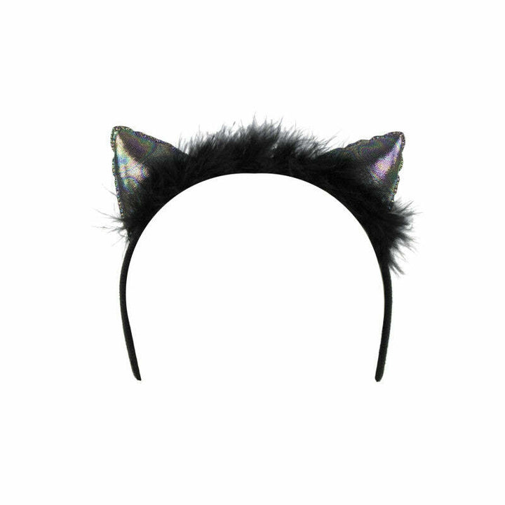 Serre-tête black chat irisé,Farfouil en fÃªte,Chapeaux