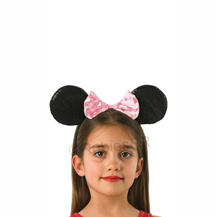 Serre-tête oreilles de Minnie™ avec noeud rose,Farfouil en fÃªte,Chapeaux