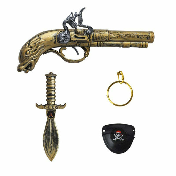 Set d'accessoires de pirate 4 pièces,Farfouil en fÃªte,Armes