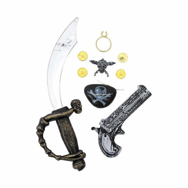 Set d'accessoires de pirate enfant 6 pièces,Farfouil en fÃªte,Armes