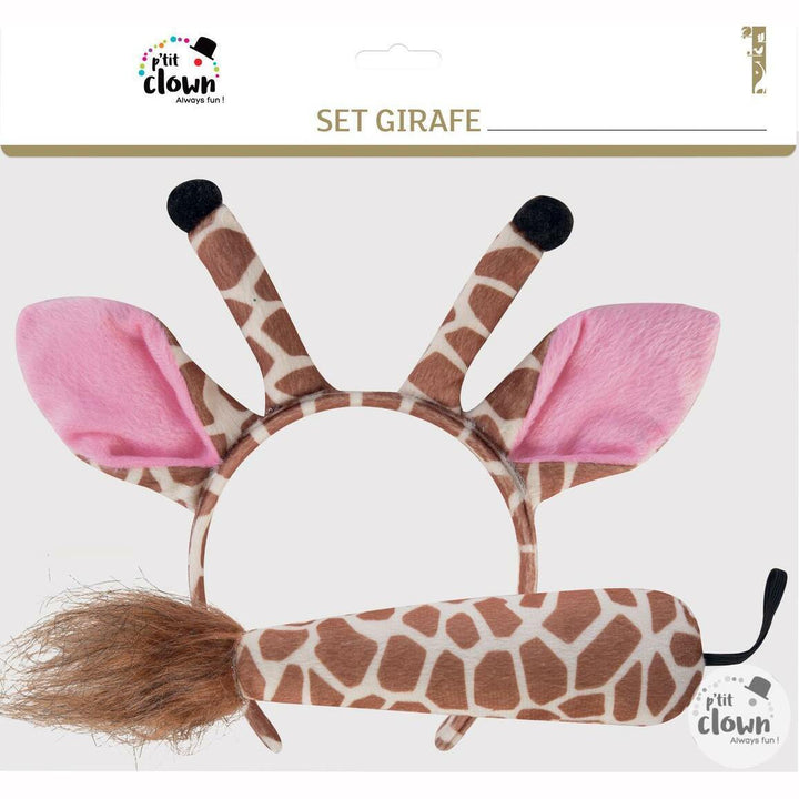 Set d'accessoires girafe avec serre-tête et queue,Farfouil en fÃªte,Chapeaux