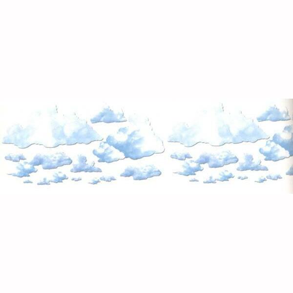 Set de 23 nuages en carton 10CM/1.5M,Farfouil en fÃªte,A definir