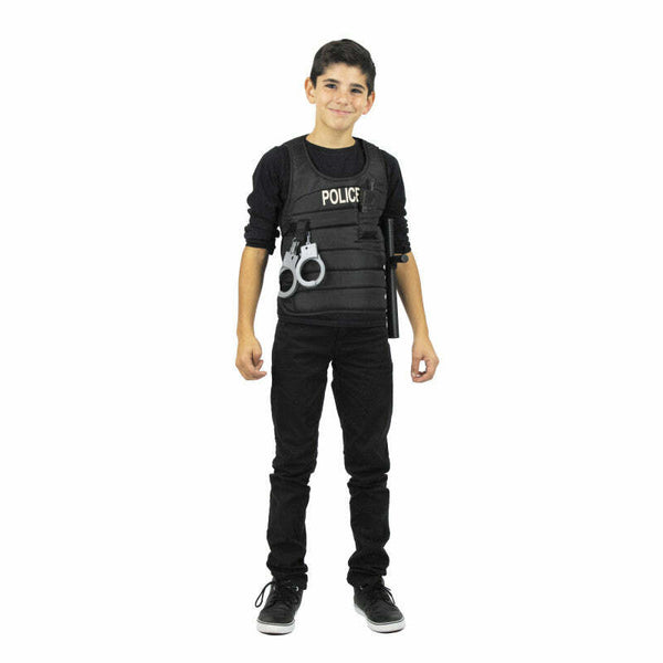 Costume de police américain pour garçons, uniforme de flic pour enfants,  comprend: tous les accessoires - AliExpress