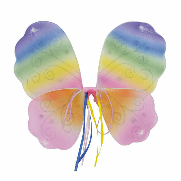 Set de fée papillon multicolore fluo pour enfant,Farfouil en fÃªte,Ailes