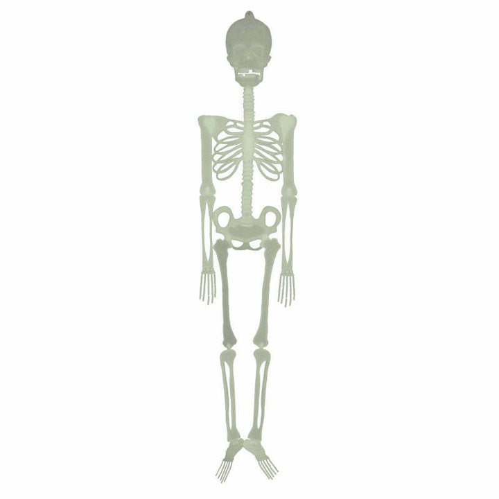Squelette blanc phosphorescent 150 cm,Farfouil en fÃªte,Pompons, suspensions