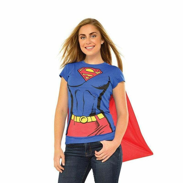 Tee-shirt adulte Supergirl™,S,Farfouil en fÃªte,Déguisements