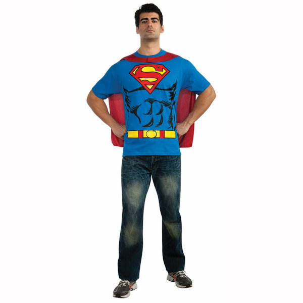 Tee-shirt adulte Superman™,XL,Farfouil en fÃªte,Déguisements