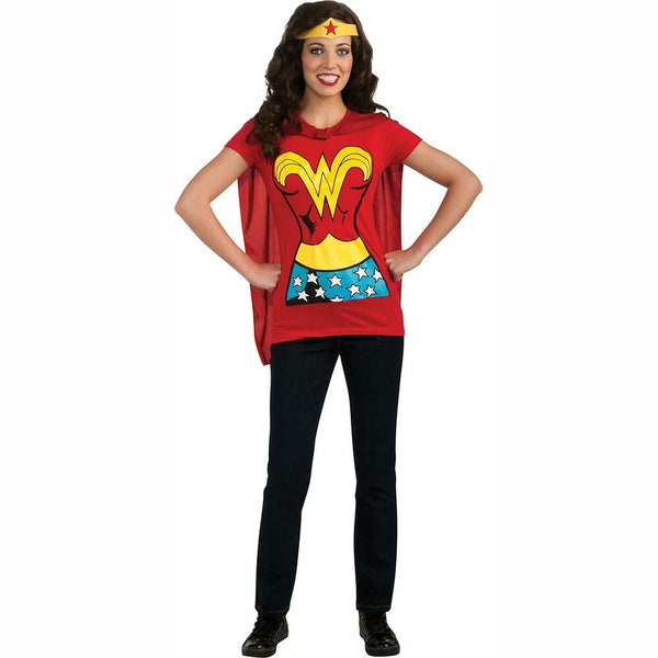 Tee-shirt adulte Wonder Woman™,Farfouil en fÃªte,Déguisements