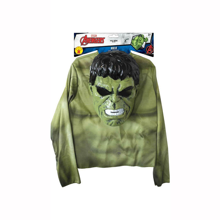 Top enfant classique + masque Hulk™,Farfouil en fÃªte,Déguisements