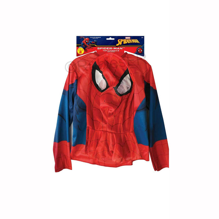 Top enfant classique + masque Spider-Man™,Farfouil en fÃªte,Déguisements