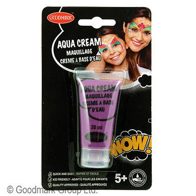 Tube de maquillage crème à base d'eau 20 ml - Violet,Farfouil en fÃªte,Maquillage de scène