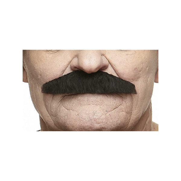 Moustache policier noire luxe