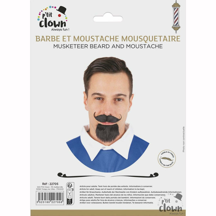 Barbe et moustache mousquetaire,Farfouil en fÃªte,Moustaches, barbes