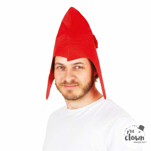 Bonnet phrygien en feutrine rouge avec cocarde 59 cm,Farfouil en fÃªte,Chapeaux