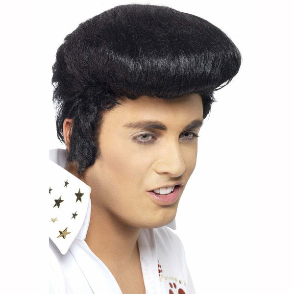 Perruque adulte Elvis Presley Deluxe licence officielle,Farfouil en fÃªte,Perruque
