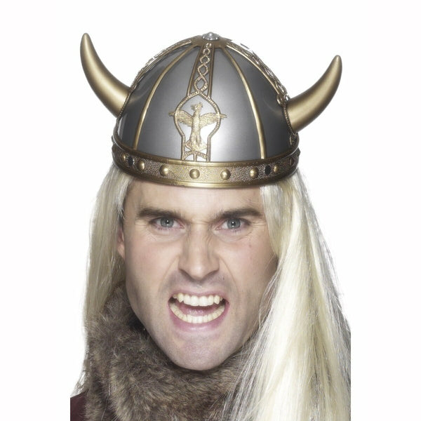 Casque de viking avec cornes adulte,Farfouil en fÃªte,Chapeaux