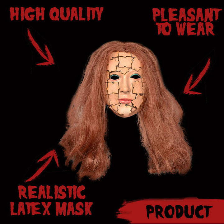 Masque en latex Puzzle Halloween,Farfouil en fÃªte,Masques