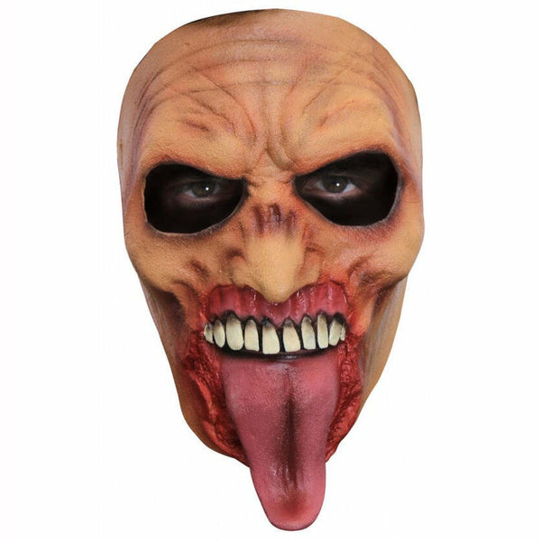 Demi-masque adulte zombie tirant la langue Ghoulish™,Farfouil en fÃªte,Masques