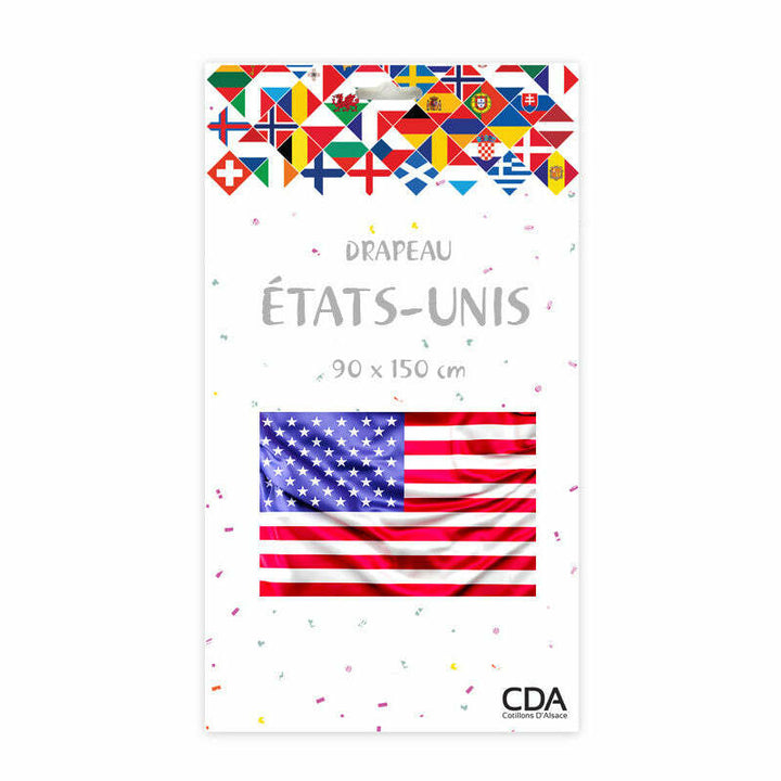 Drapeau / pavillon de façade USA États-Unis 90 x 150 cm,Farfouil en fÃªte,Drapeaux