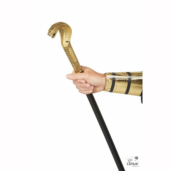 Sceptre égyptien avec tête de cobra 80 cm,Farfouil en fÃªte,Cannes, baguettes