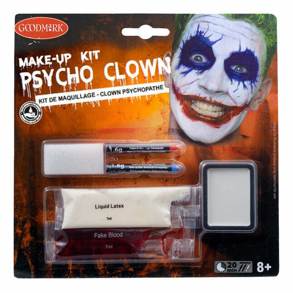 Kit de maquillage clown psycho Joker,Farfouil en fÃªte,Maquillage de scène
