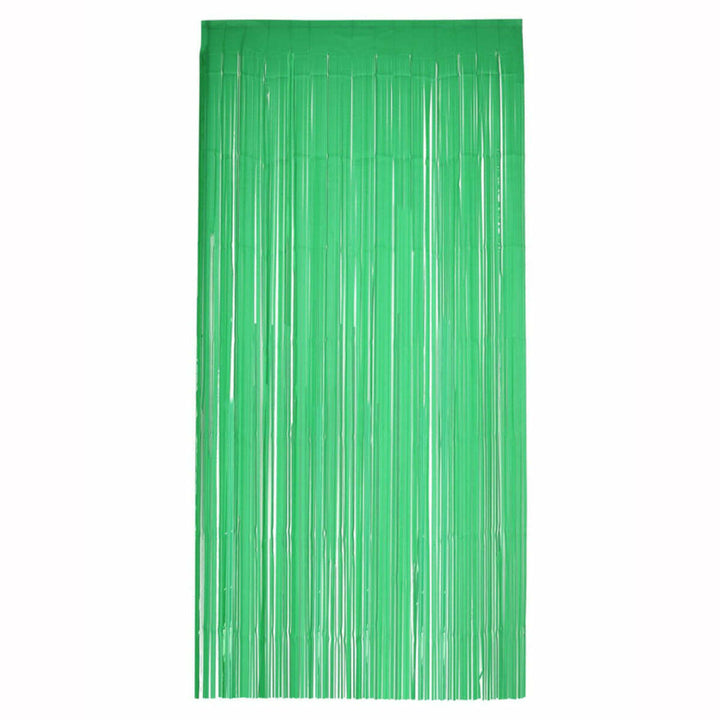 Rideau à franges vert mat 91 x 244 cm / 36 x 96 po,Farfouil en fÃªte,Décorations