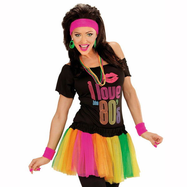 Tutu multicolore fluo court femme,Farfouil en fÃªte,Jupes, tutus, jupons